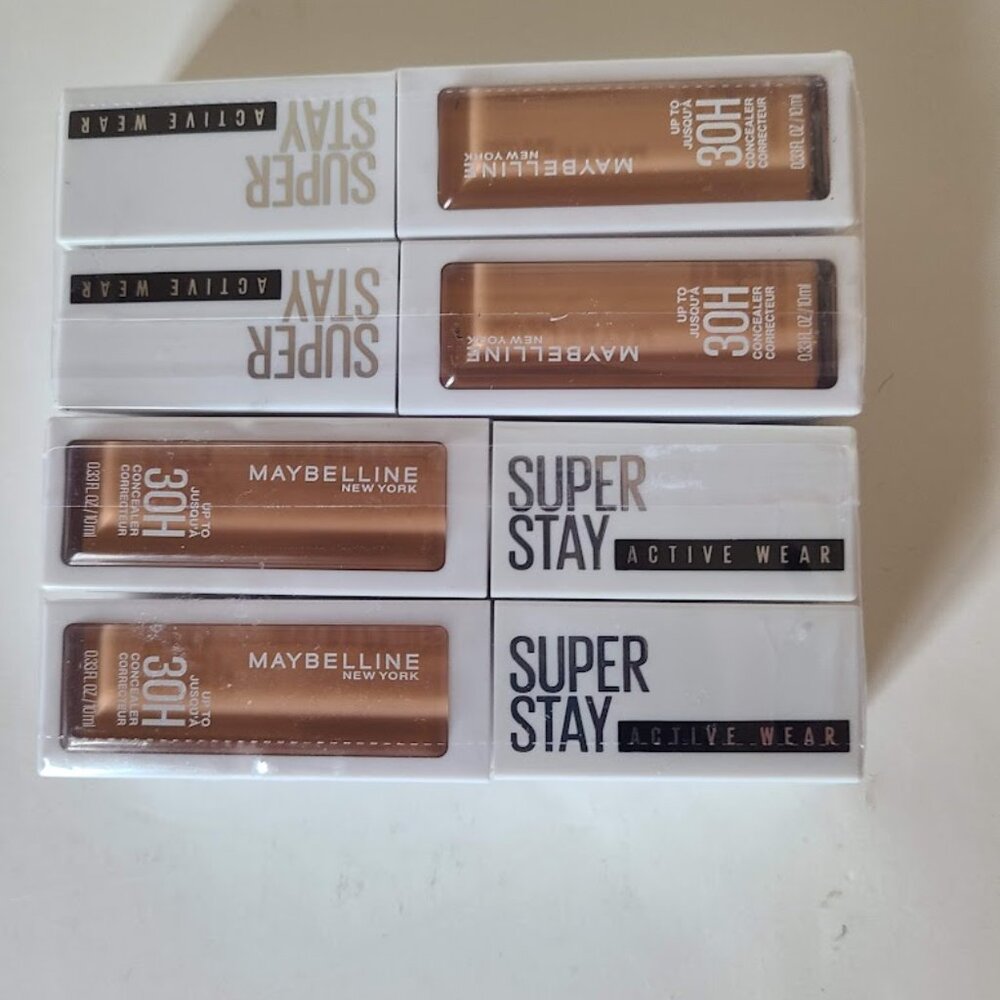 Maybelline Super Stay Active Wear Liquid Concealer Pack of 4 0.33 fl oz #30